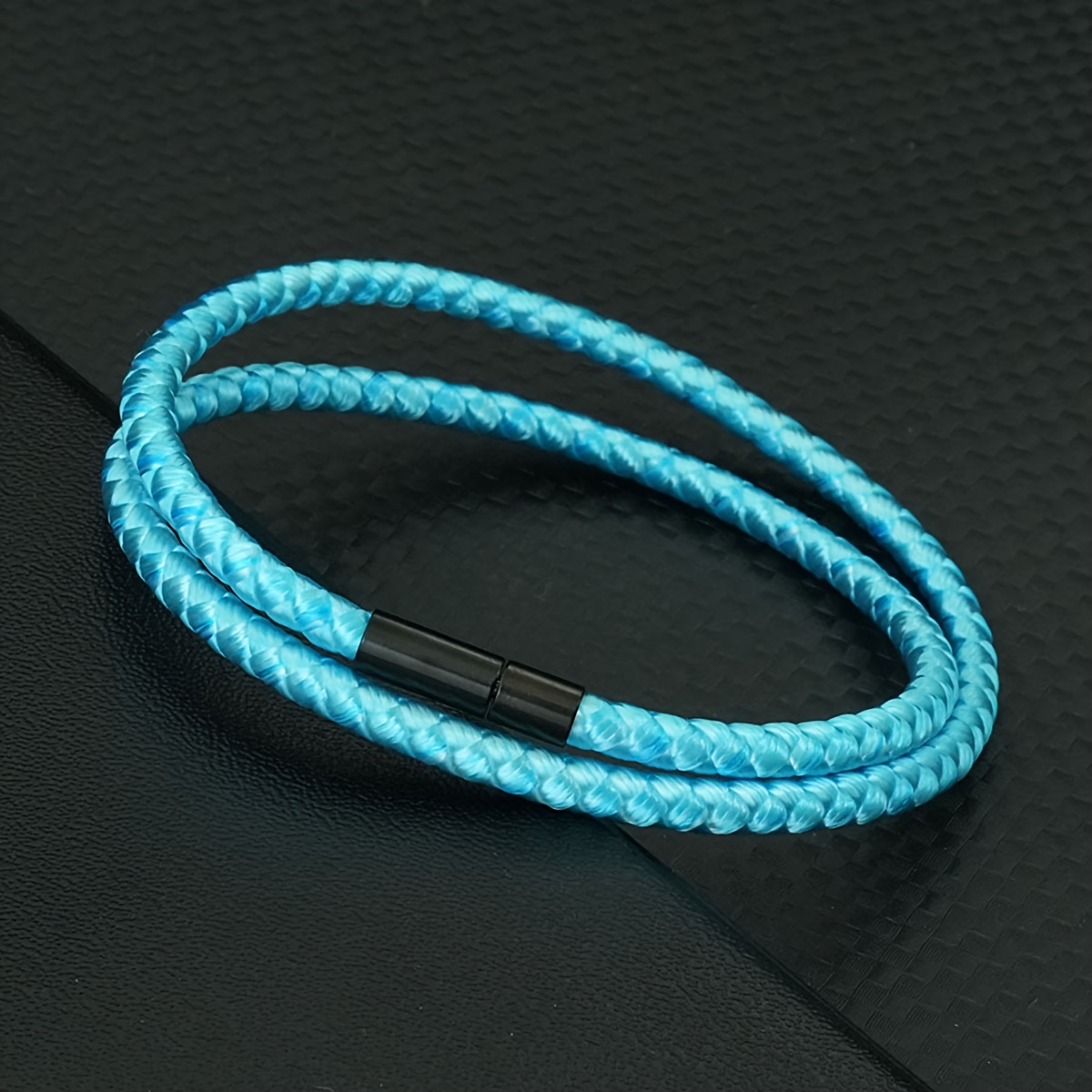Simple Keel Rope Bangle Bracelet for Men